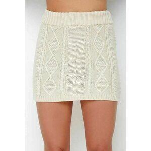 Others Follow Cambridge Cable Knit Sweater Cream S